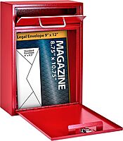 Mail Boss High Security Locking Wall-Mount Mail Drop Box
