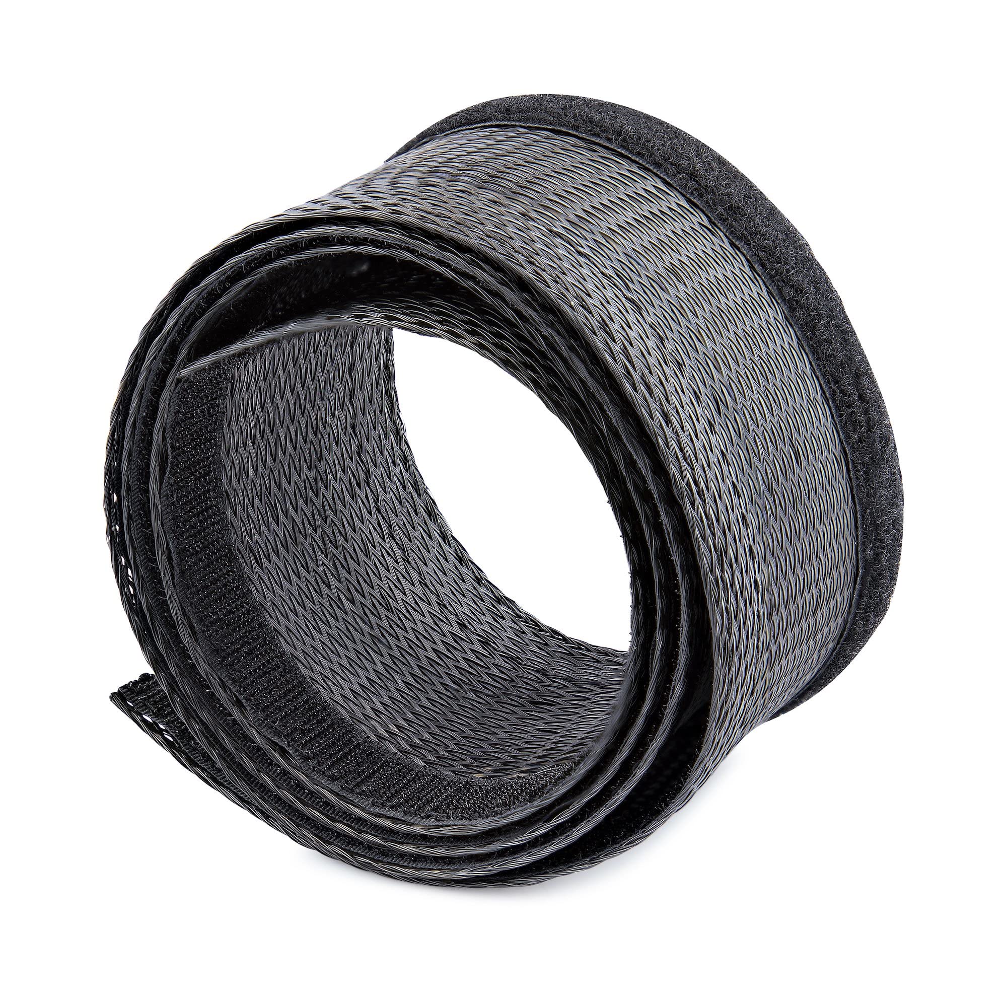 StarTech.com 10ft (3m) Cable Management Sleeve, Trimmable Heavy Duty Cable Wrap