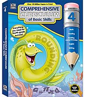 Carson Dellosa Comprehensive Curriculum of Basic Skills 4th Grade Workbook, Reading Comprehension, Language Arts, Spelling