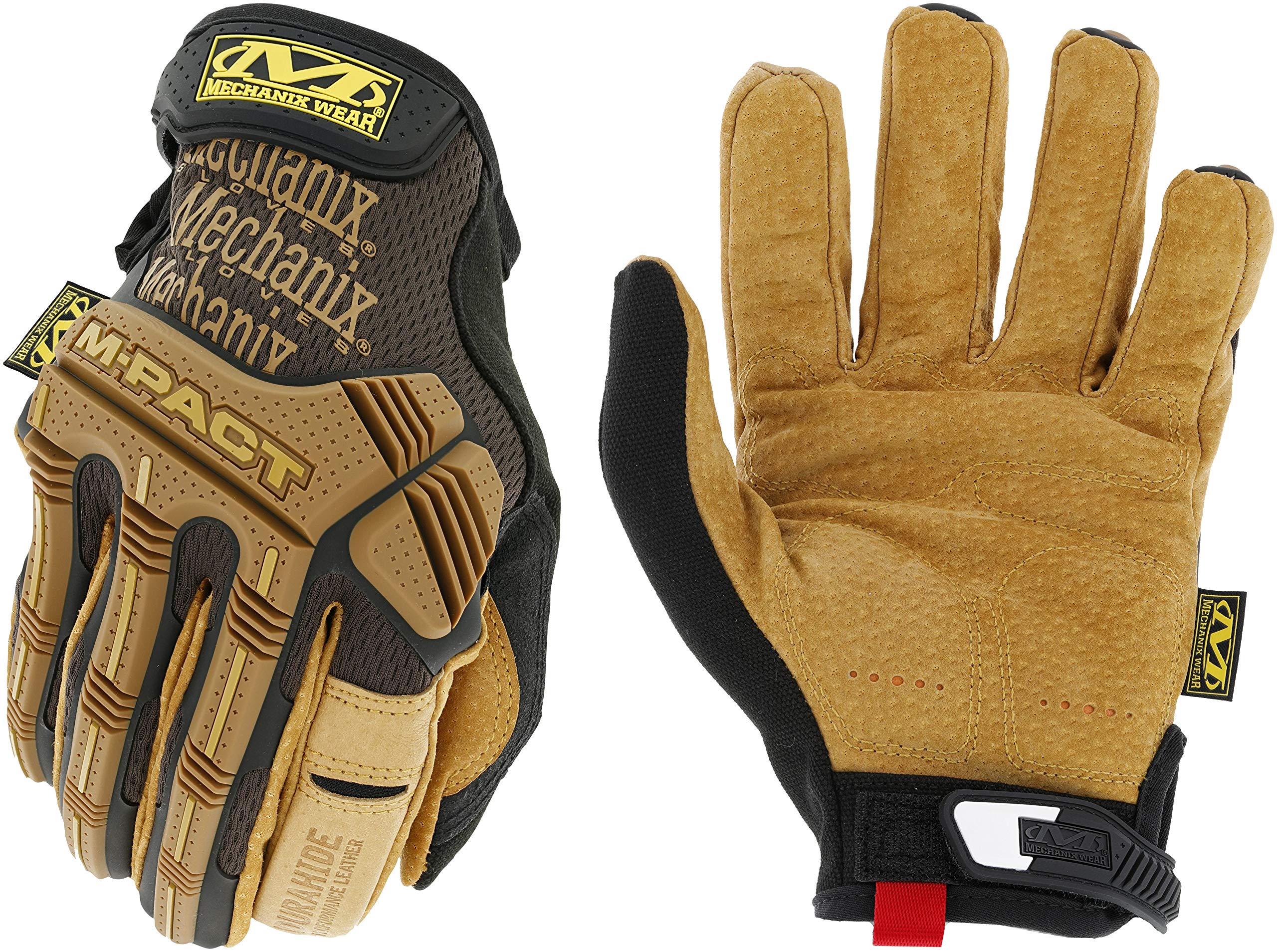 Mechanix Wear M-Pact Leather Gloves - Impact-Resistant Work Gloves