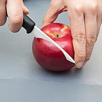 Mind Reader E-Z Board Disposable Plastic Cutting Board, Flexible, 20 sf, Camping, 13.75"L x 3.125"W x 3.75"H, 5 Pack, Clear