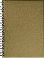 Nature Saver Hardcover Notebook, 8-1/4 x 5-7/8 in, Twin Wire, 80 Sheets (20205)