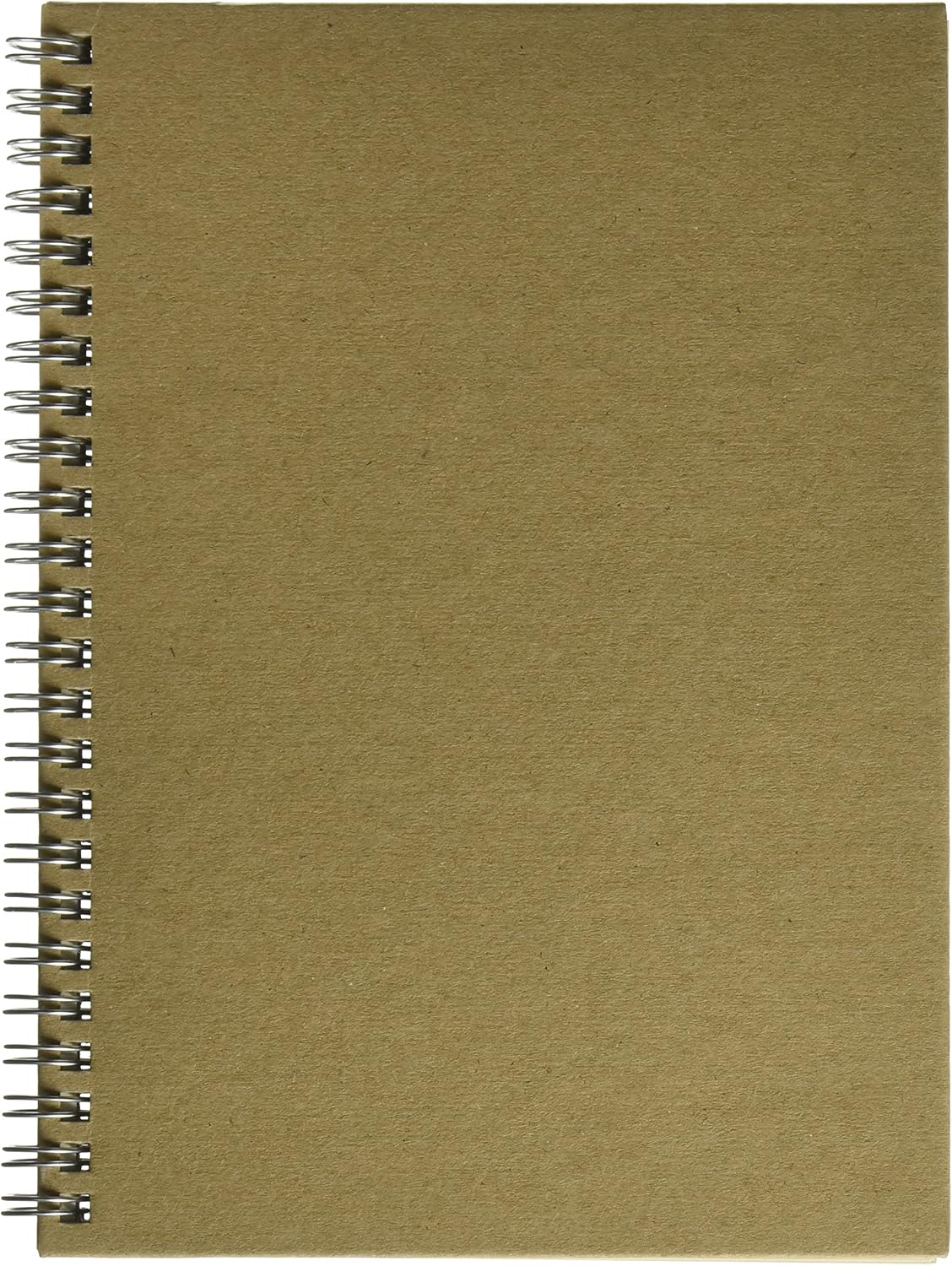 Nature Saver Hardcover Notebook, 8-1/4 x 5-7/8 in, Twin Wire, 80 Sheets (20205)