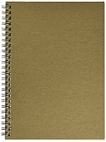 Nature Saver Hardcover Notebook, 8-1/4 x 5-7/8 in, Twin Wire, 80 Sheets (20205)