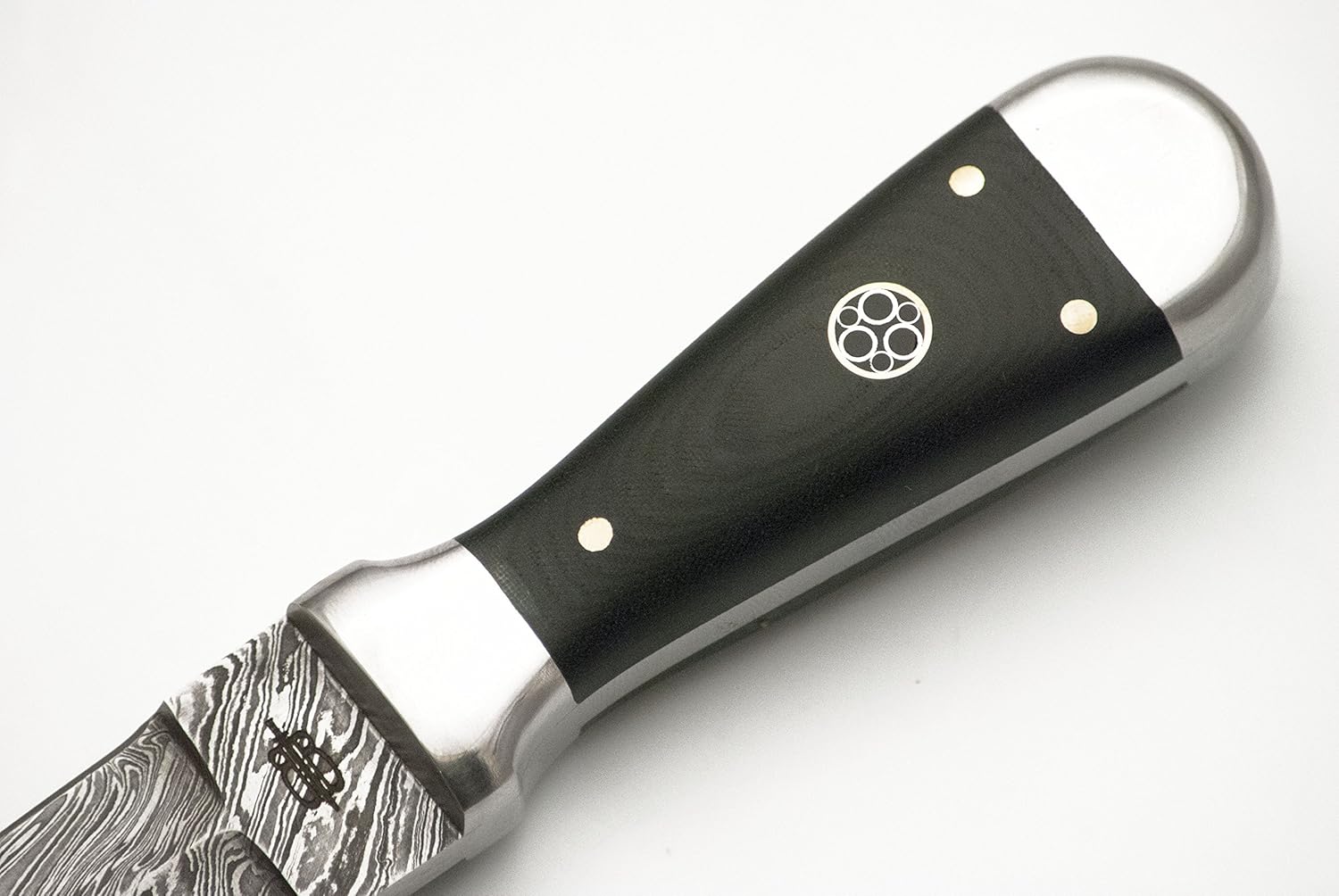 BucknBear Custom Handmade Damascus Bodice Dagger Knife (Micarta Handle)