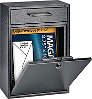 Mail Boss High Security Locking Wall-Mount Mail Drop Box