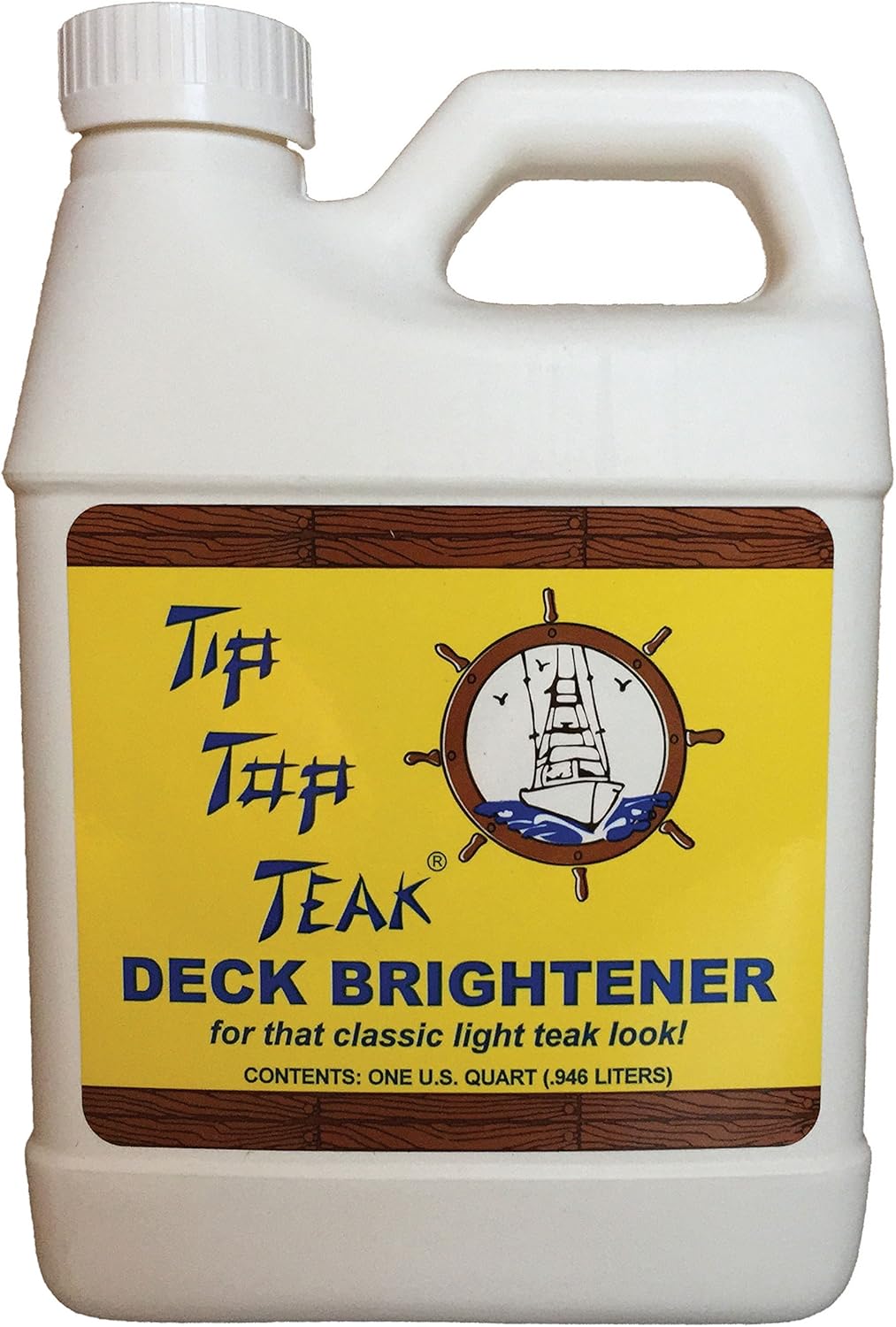 Deck Brightener, Teak Cleaner, Deck Cleaner, Furniture Cleaner, Essential Boat Accessories, 32 fl. oz.