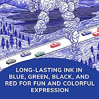 BIC 4-Color Retractable Ballpoint Pen, 1.0 mm Medium Point