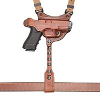 AKER LEATHER 105 Holster Side Tie-Down, Ambidextrous
