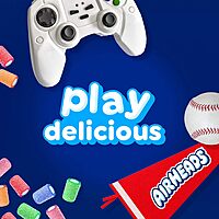 Airheads Candy, Soft Filled Bites, Assorted Flavors, Non Melting, Party, 6oz Bag, Box of 12 Bags Candy Original Fruit 6 Ounce (Pack of 12)