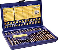 IRWIN HANSON Screw Extractor and Drill Bit Set, Spiral Flute