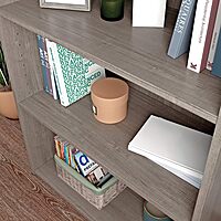 Sauder Beginnings 3-Shelf Bookcase with Adjustable Shelves