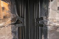 BOG Prevail Sitting Height Ground Blind Mossy Oak with StealthZip Silent Zippers, StealthTrac Silent Windows