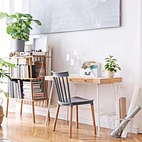 Elegant Designs Homewood Farmhouse Wooden Decorative Envelope-Shaped Desktop Letter Holder