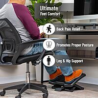 MIND READER Adjustable Ergonomic Foot Rest