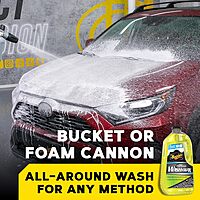 Meguiar's Hybrid Ceramic Wash & Wax - Sophisticated Car Wash Gently Cleans and Adds Shine and Slickness While Boosting Paint