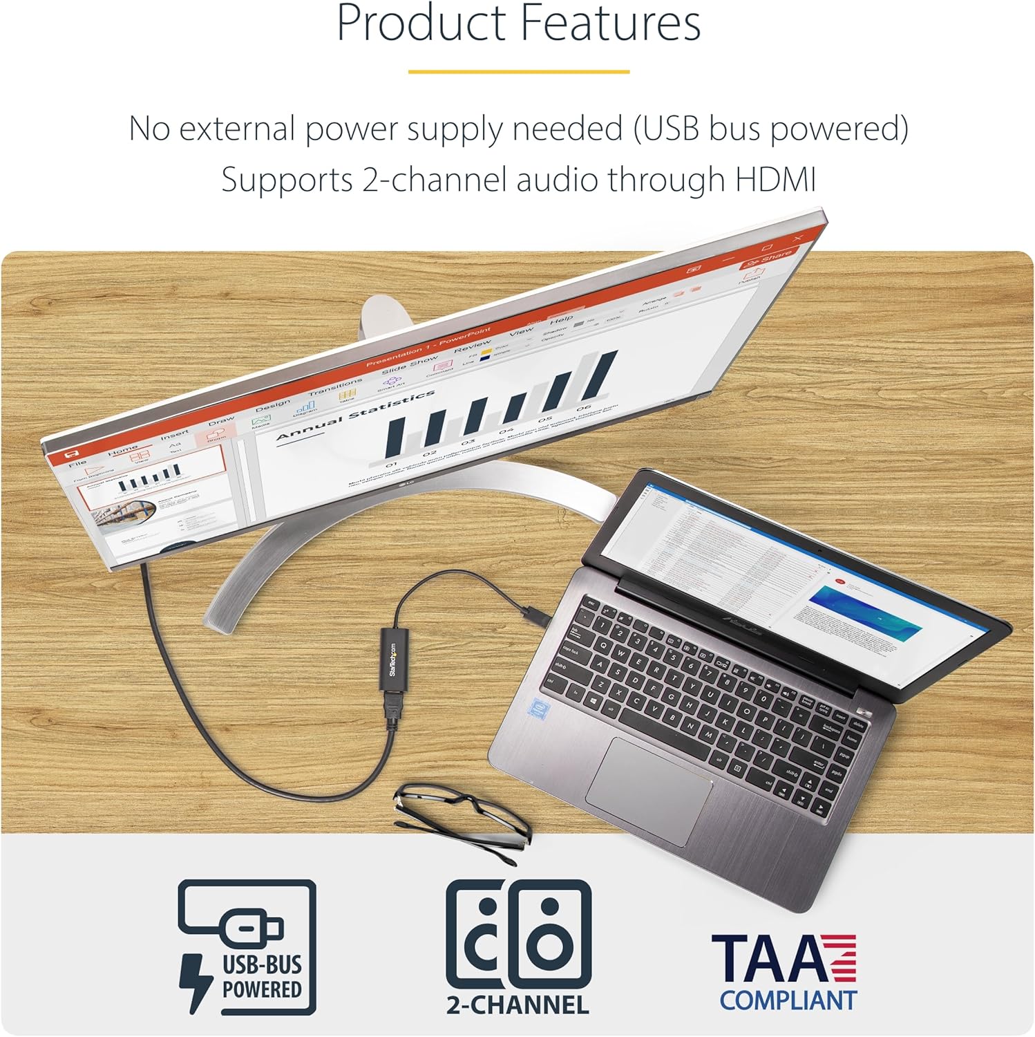 StarTech.com USB to HDMI Adapter