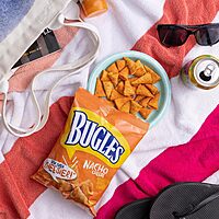 Bugles Corn Snacks, Nacho Cheese, 3 Oz (Pack of 6)