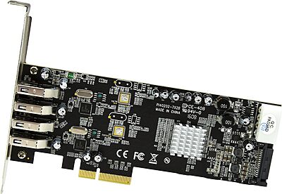 StarTech.com 4-Port USB 3.0 PCI Express Card Adapter - PCIe SuperSpeed USB 3.0 Expansion Card w/ 2 Dedicated 5Gbps Channels