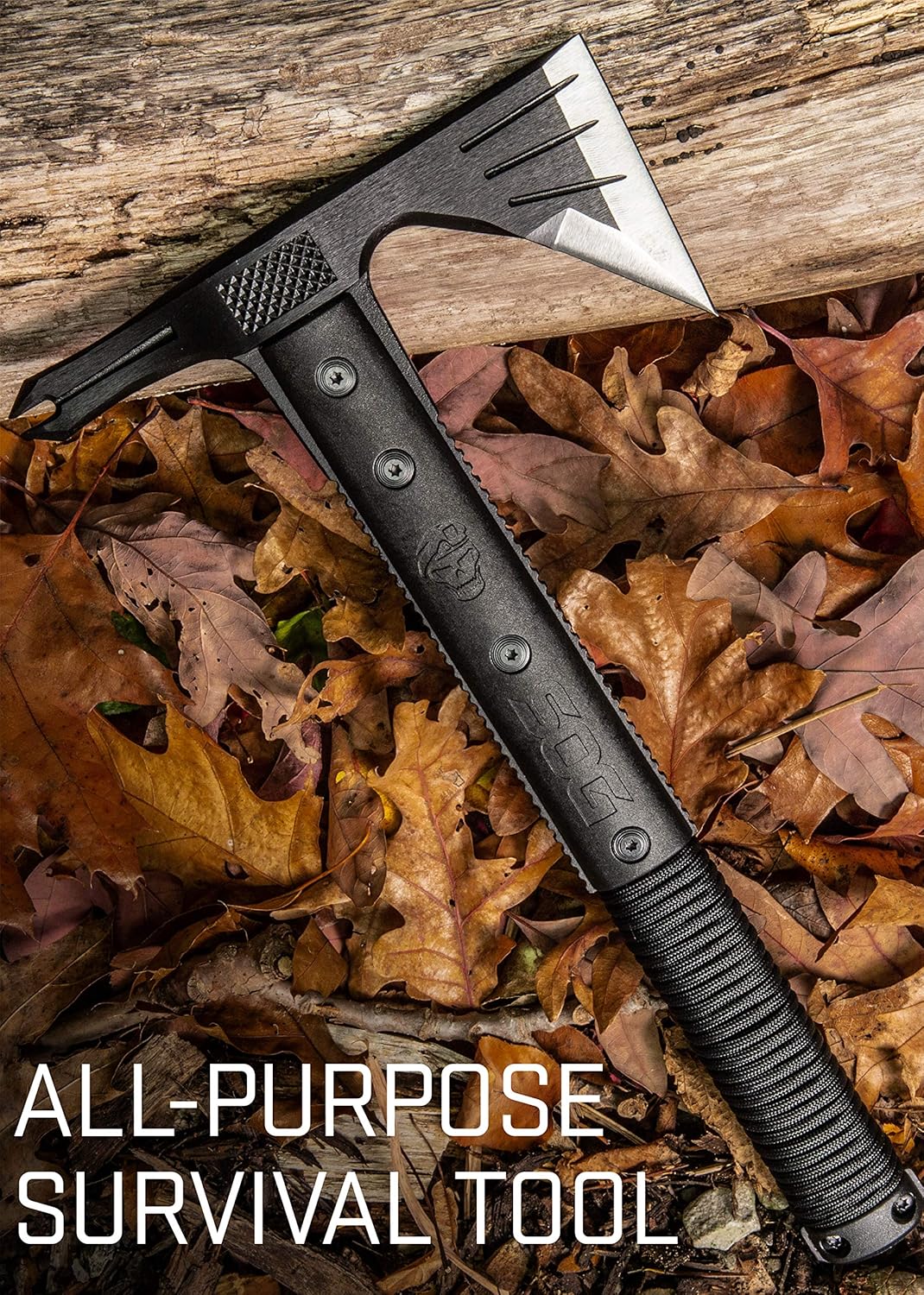 SOG Survival Hawk - Specialty Outdoor Tactical Hatchet, Fire Starter, Nail Puller & Folding Saw - Wood Saw, Hand Saw