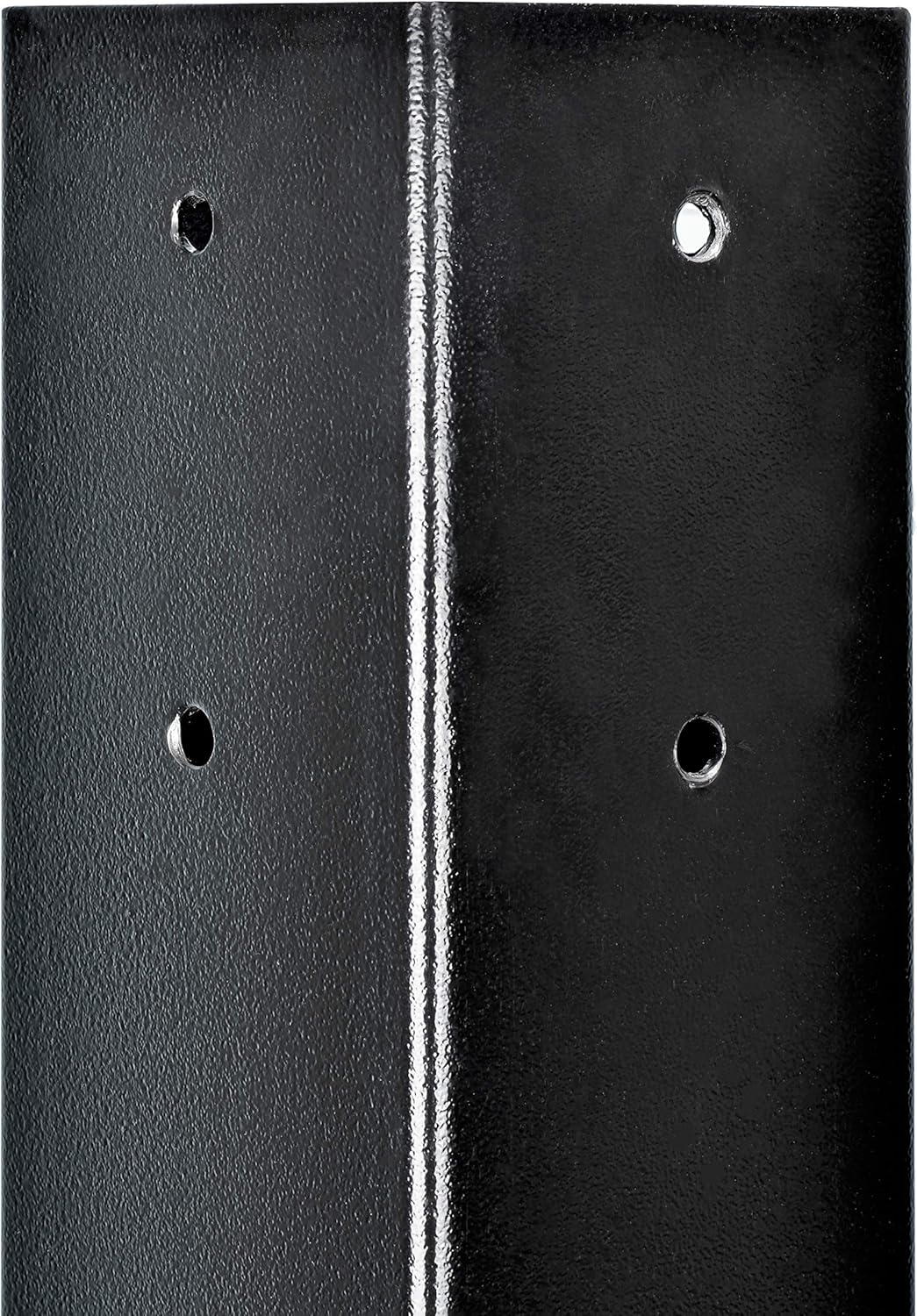 Mail Boss 27in Surface Mount Mailbox Post, 27inH x 4inW x 4inD, Black