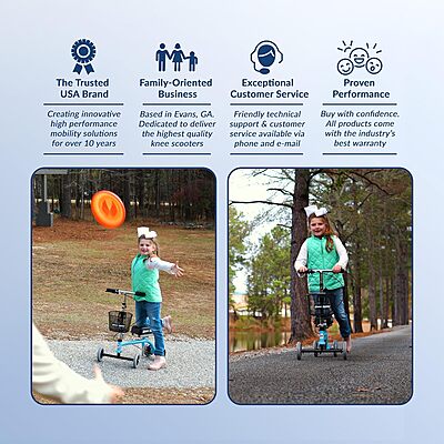 Kids and Small Adult Knee Walker Child Knee Scooter Kids and Small Adult Knee Walker Child Knee Scooter