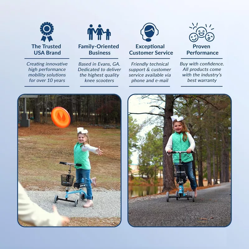Kids and Small Adult Knee Walker Child Knee Scooter