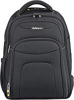 StarTech.com Unisex Backpack Ergonomic Computer Bag with Removable Accessories Case - 1680D Ballistic Nylon, Black