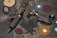 Ingersoll Rand 5102MAX Air Die Grinder – Right Angle, Ergonomic Grip, 0.4 HP and 20,000 RPM Motor, Lightweight Tool, Spindle Lock, Grey 5102MAX - Angled Die Grinder 5102MAX Max Angle Grinder Grinder