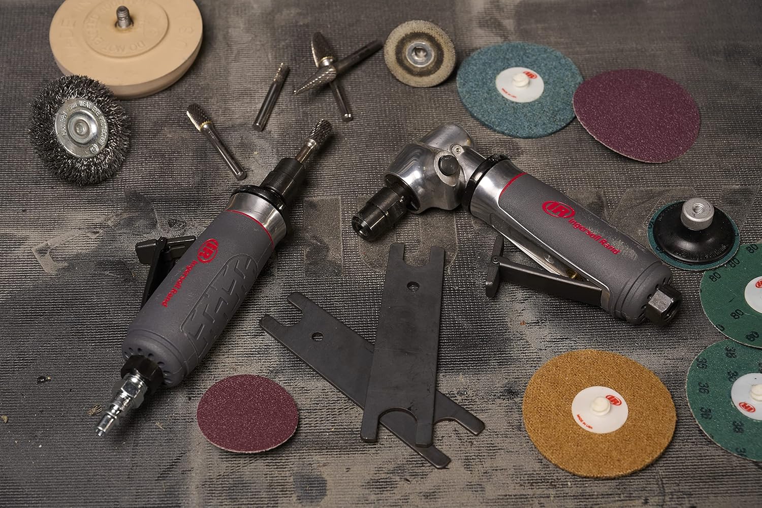 Ingersoll Rand 5102MAX Air Die Grinder – Right Angle, Ergonomic Grip, 0.4 HP and 20,000 RPM Motor, Lightweight Tool