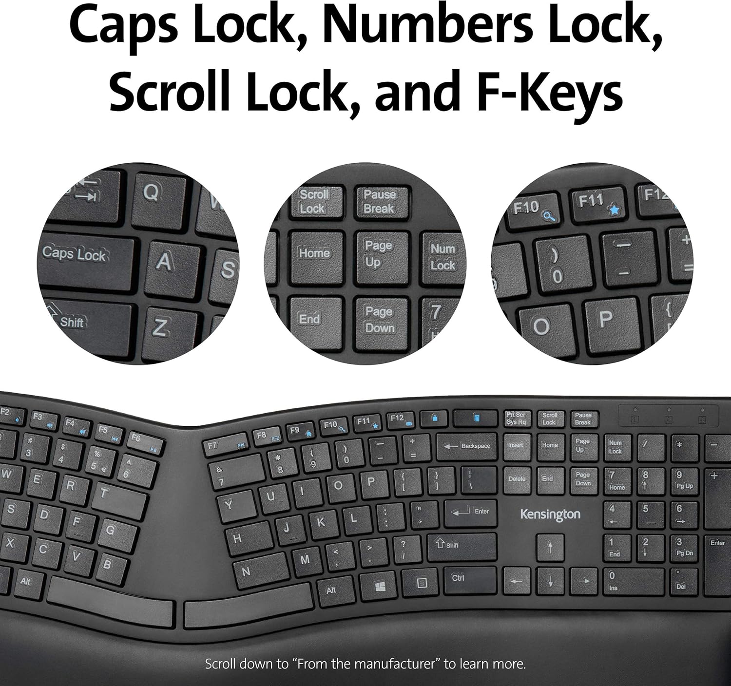 KENSINGTON Pro Fit Ergo Wireless Keyboard