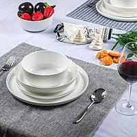TABLE 12 16-Piece Dinnerware Set, Service for 4