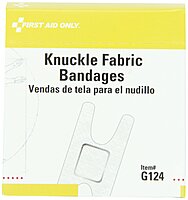 First Aid Only G124 Knuckle Fabric Bandage, 40 Count
