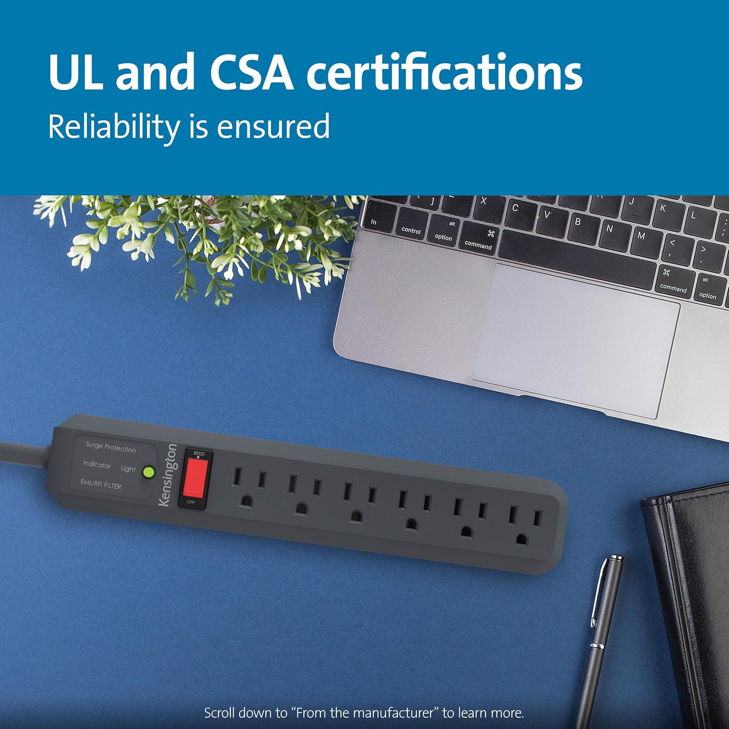 Kensington Guardian Power Strip & Surge Protector