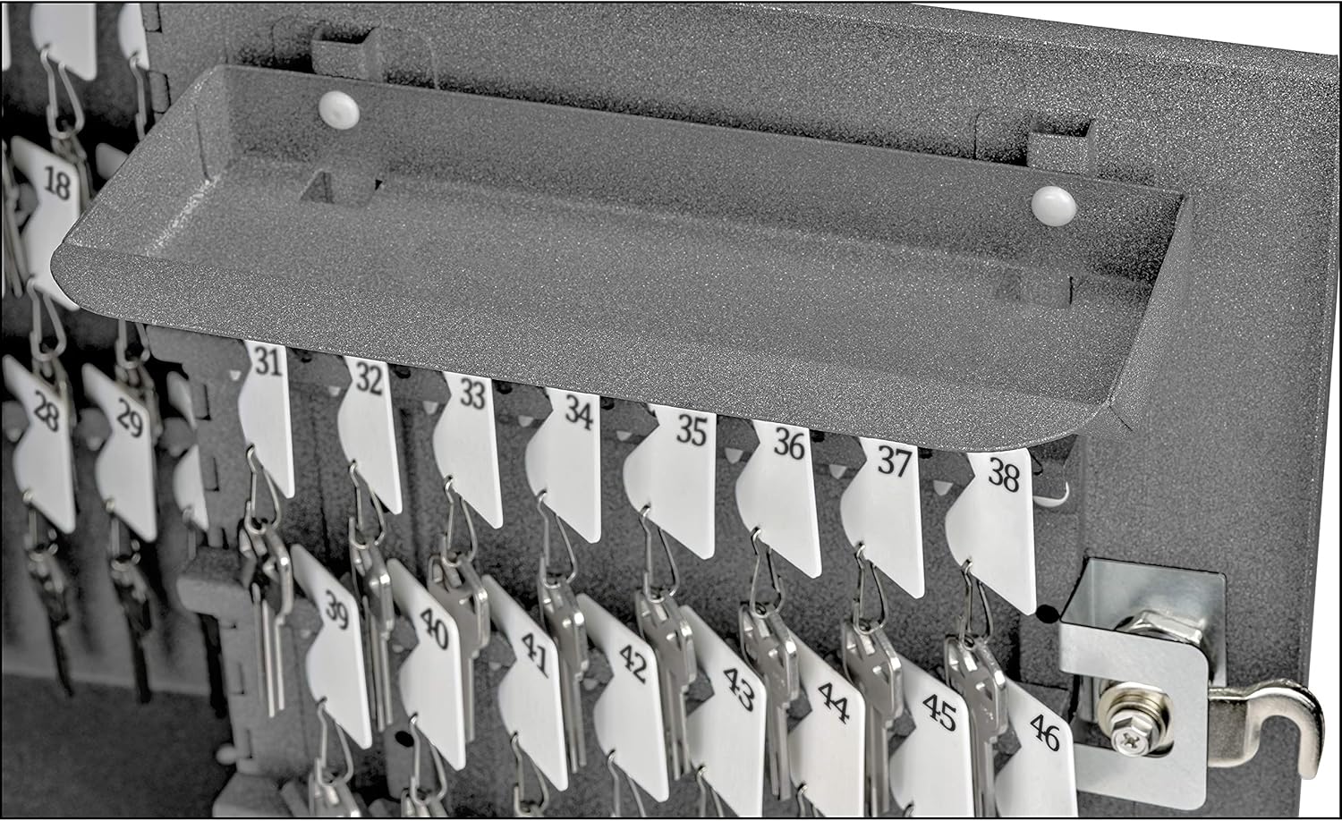 MAIL BOSS Key Boss Heavy-Duty High Security 105-Position Locking Key Cabinet & Drop Box