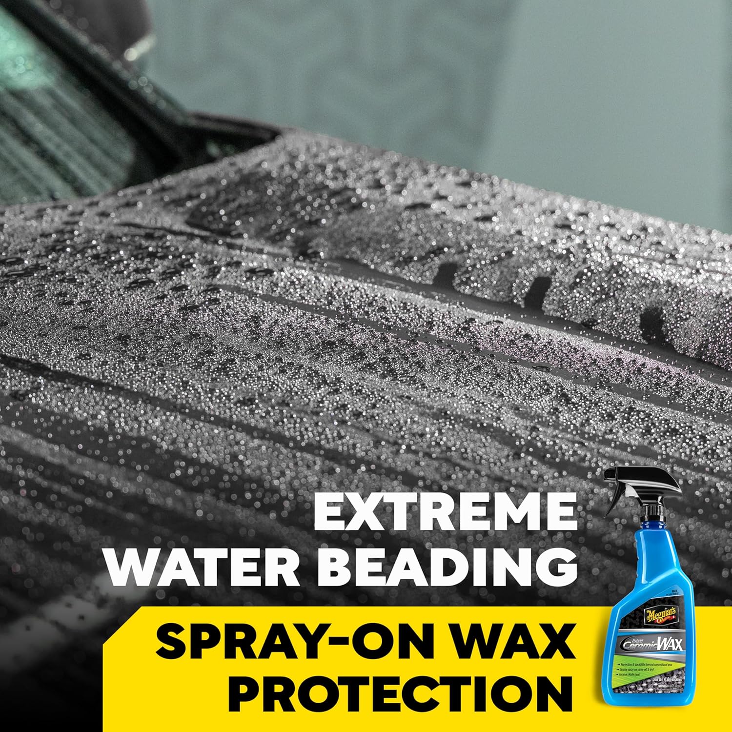 Meguiar's Hybrid Ceramic Wax, Easy-to-Use Spray Wax for Car Detailing with the Superior Protective Power of Advanced SiO2