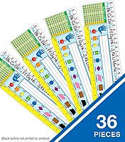 CARSON DELLOSA EDUCATION Traditional Manuscript Desk Name Plates