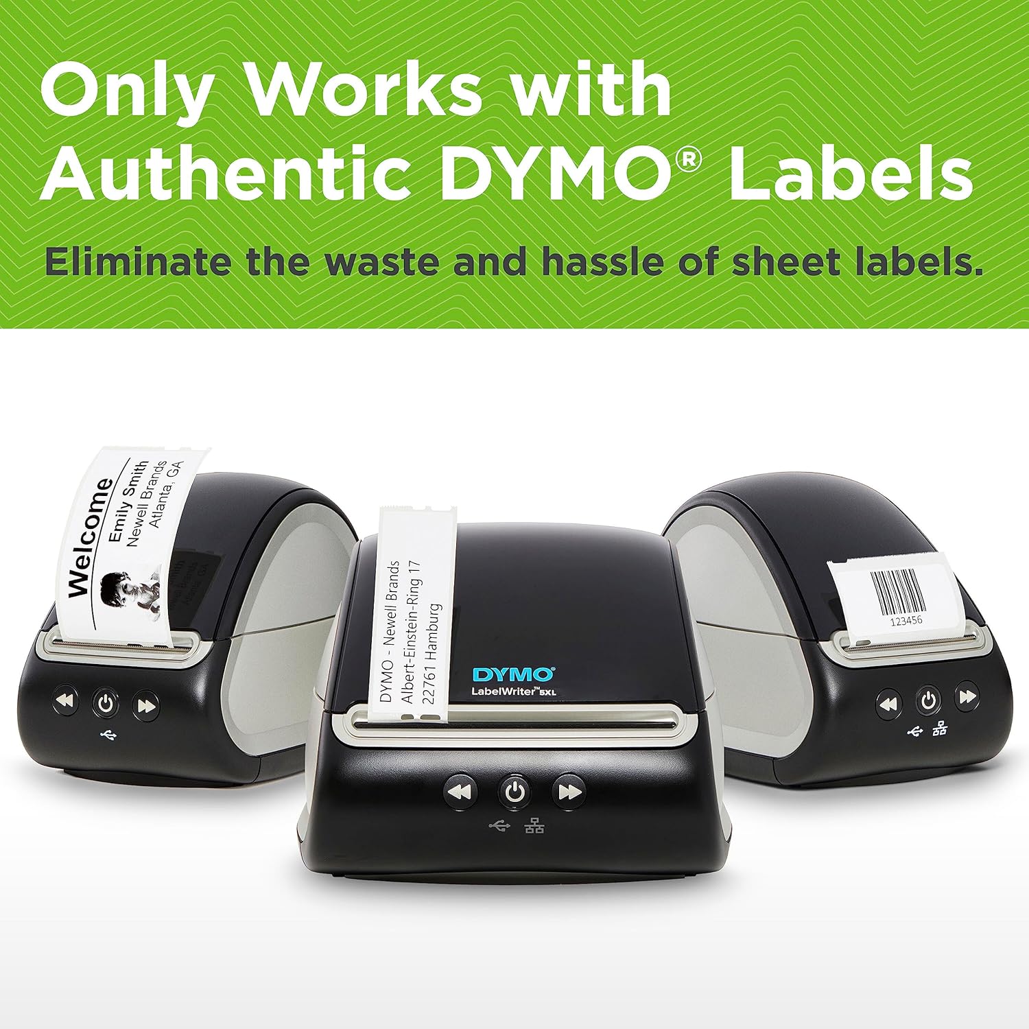 DYMO LabelWriter 550 Turbo Label Printer, Label Maker with High-Speed Direct Thermal Printing, Automatic Label Recognition