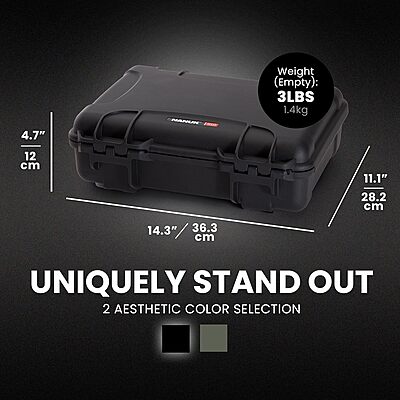 NANUK 910 Pistol Optic Ready Hard Case