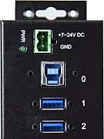 StarTech.com 10-Port USB 3.0 Hub - 5Gbps - Metal Industrial USB-A Hub with ESD & Surge Protection - Din Rail