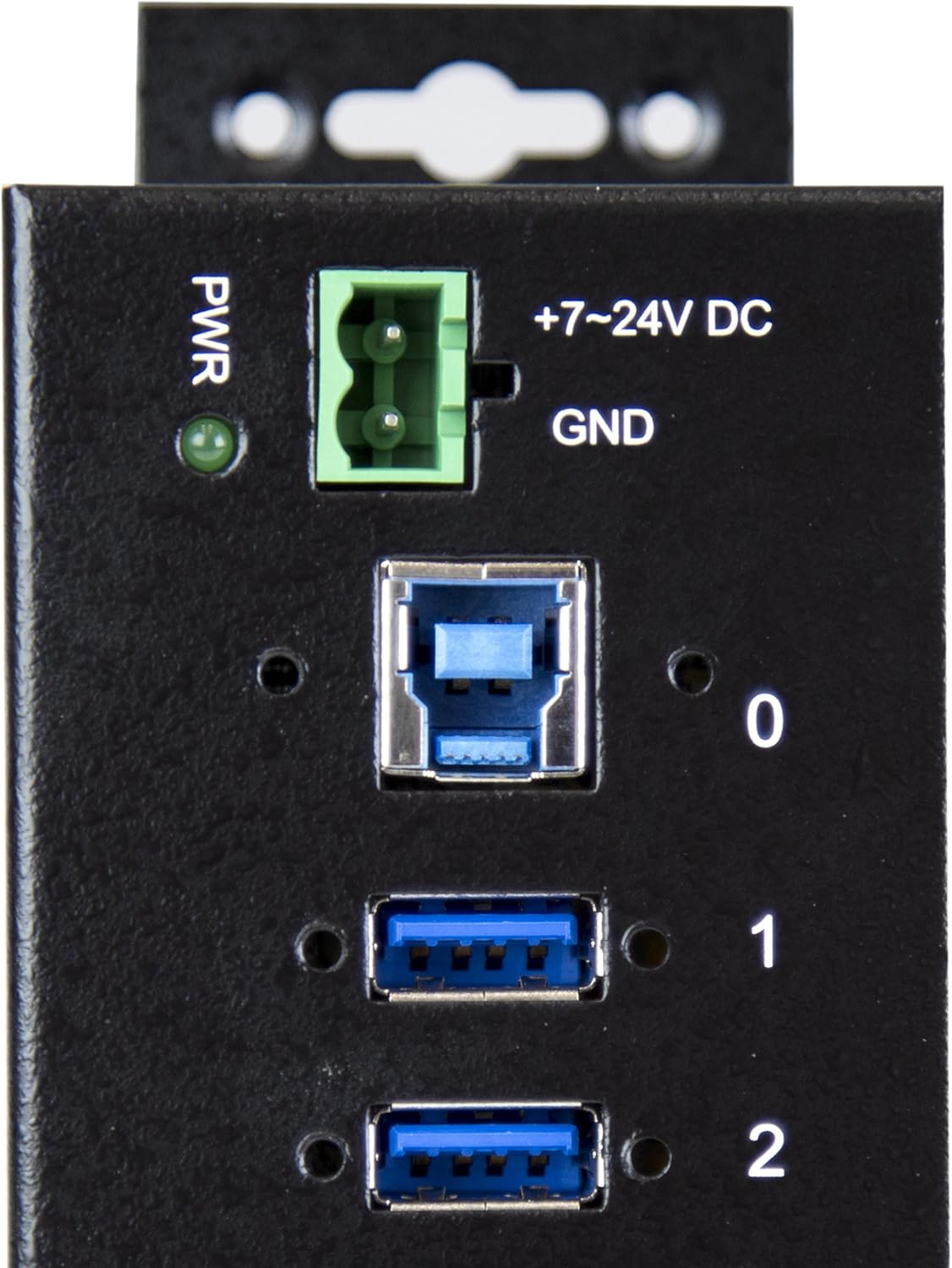 StarTech.com 10-Port USB 3.0 Hub - 5Gbps - Metal Industrial USB-A Hub with ESD & Surge Protection - Din Rail