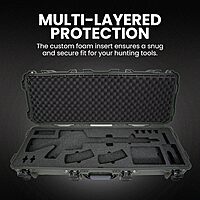 NANUK 985/990 Hard Case with Wheels & Custom Foam Insert