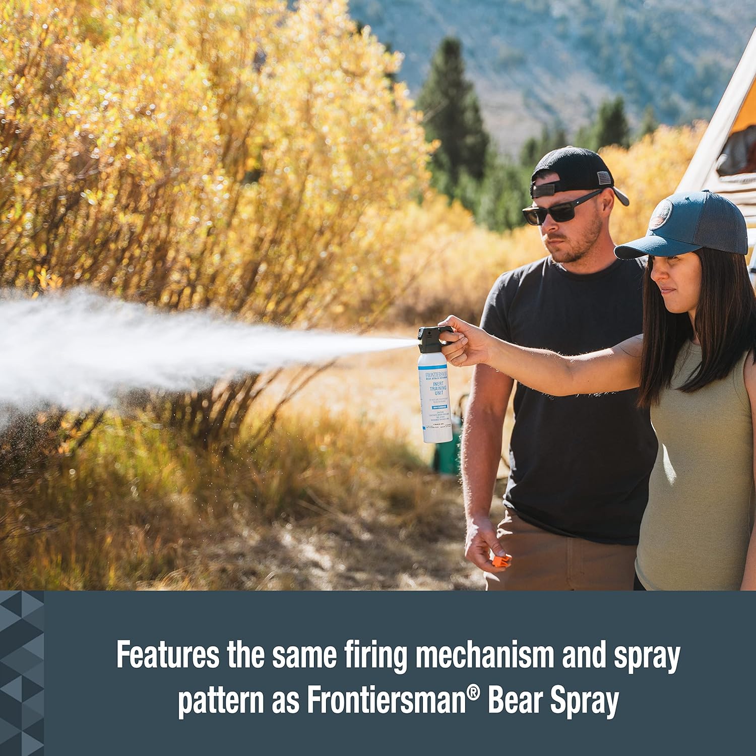 SABRE Frontiersman Practice Bear Spray, 7.9 oz Inert Canister, Practice Before You Go