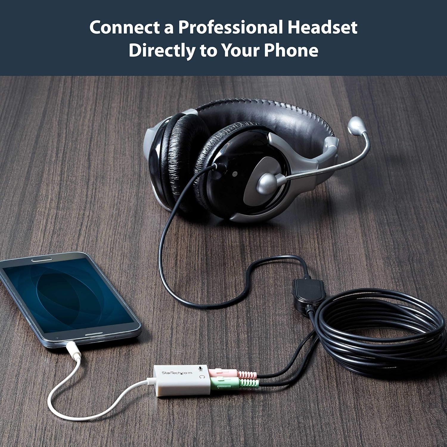 StarTech.com 4 Position Microphone and Headphone Splitter – 3.5 mm – 4 Pin / 4 Pole