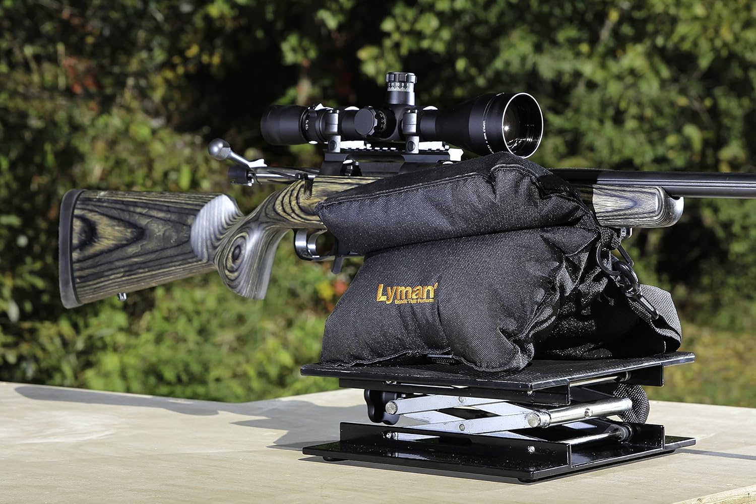 Lyman Bag Jack Shooting Bag Lift, Black