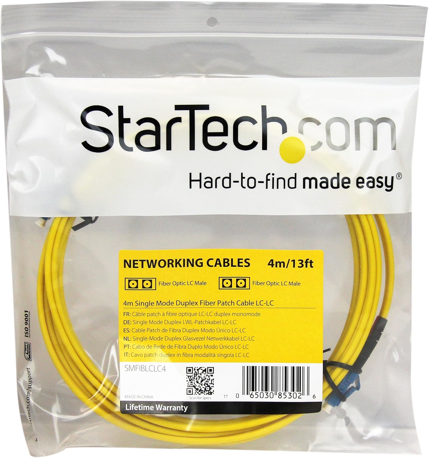 StarTech.com Duplex Fiber Optic Patch Cable - LSZH