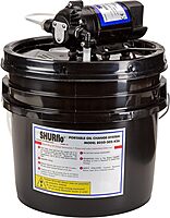 Shurflo by Pentair Oil Change Pump w/3.5 Gallon Bucket - 12 VDC, 1.5 GPM
