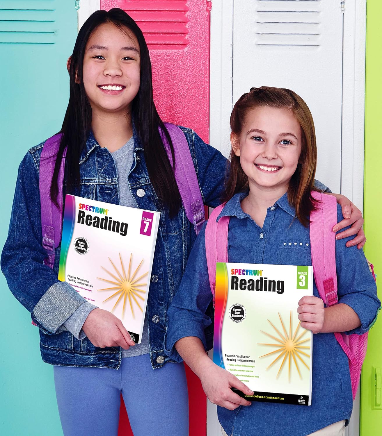 Spectrum Reading Comprehension Grade 7, Ages 12 to 13, 7th Grade Reading Comprehension Workbooks Covering Nonfiction