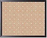 U BRANDS Fashion Cork Bulletin Board, Black Wood Frame