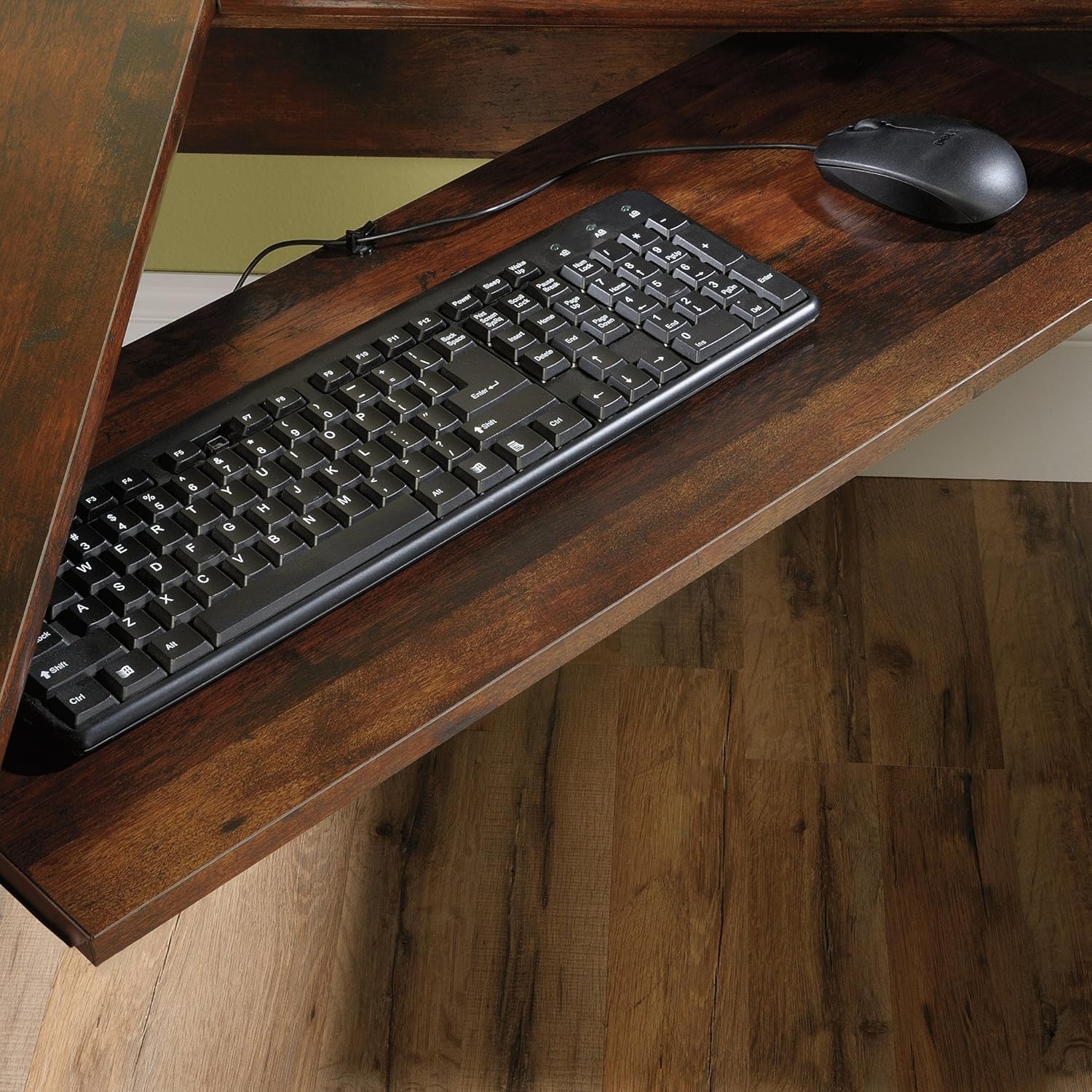 Sauder Harbor View L-Shaped Corner Computer Desk